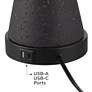 6_360 Lighting Fiona 24 1/2" High Modern USB Table Lamps Set of 2 more views