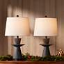 7_360 Lighting Fiona 24 1/2" High Modern USB Table Lamps Set of 2 more views