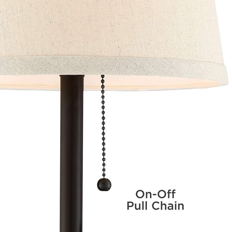 Image 7 360 Lighting Flesner 20" Bronze USB and Outlet Table Lamps Set of 2 more views