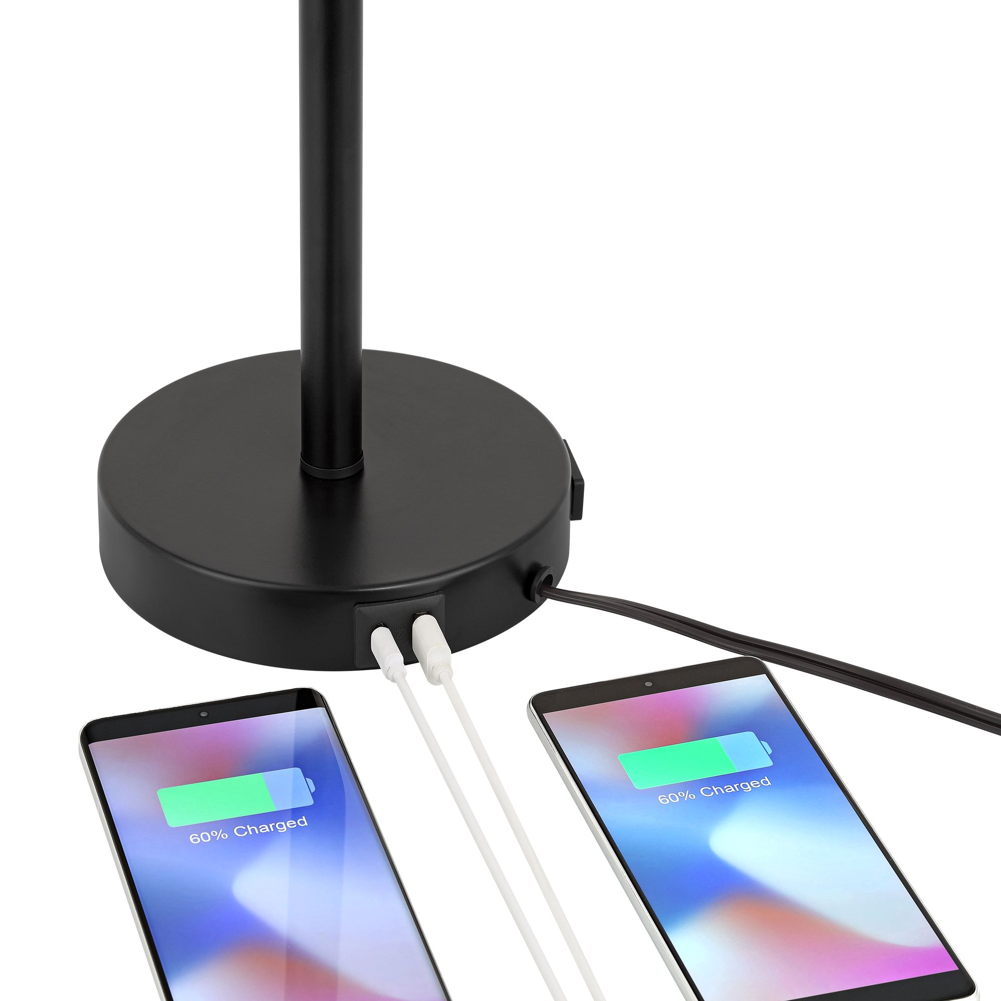 Image 4 360 Lighting Flesner 20" High Accent Table Lamp with USB Ports more views