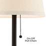 360 Lighting Flesner Bronze 20" High Accent Table Lamp with USB Port
