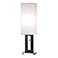 360 Lighting Floating Rectangle 30" Black and White Modern Table Lamp