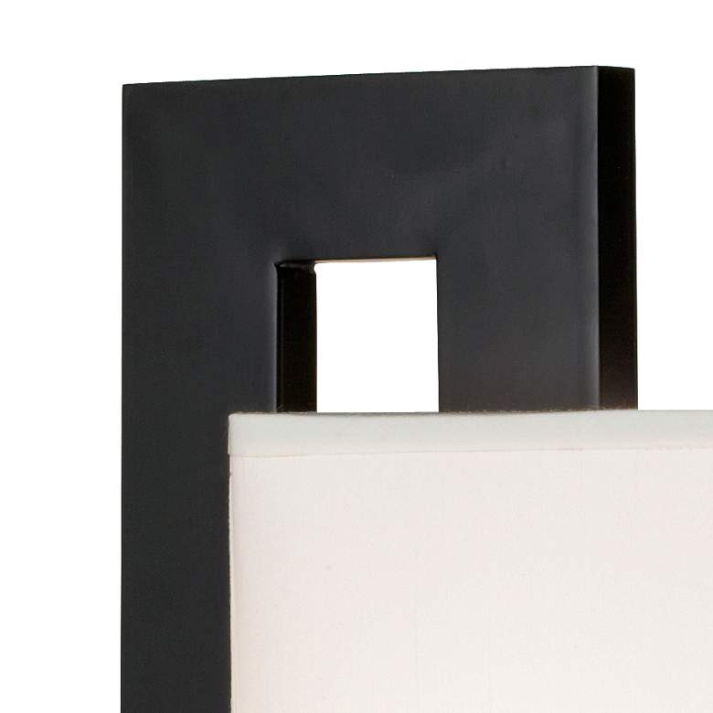 Image 4 360 Lighting Floating Square 20 1/2" Black Finish Modern Table Lamp more views