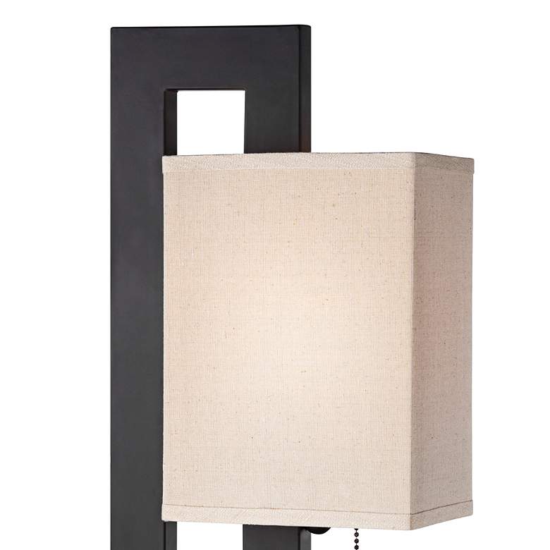 Image 4 360 Lighting Floating Square 20 1/2" Espresso Bronze Modern Table Lamp more views