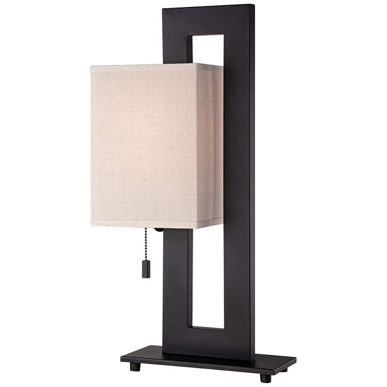 Image 7 360 Lighting Floating Square 20 1/2" Espresso Bronze Modern Table Lamp more views