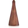 360 Lighting Fraiser 23.5" High Tapered Faux Wood Modern Table Lamp in scene