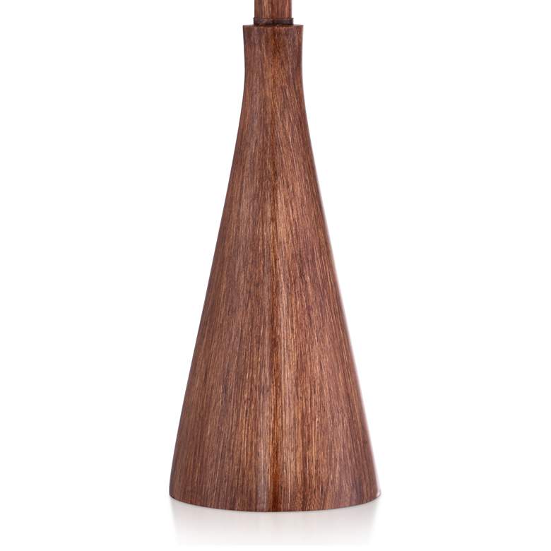 Image 6 360 Lighting Fraiser 23 1/2" High Tapered Faux Wood Modern Table Lamp more views