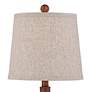 Thumbnail4 of 360 Lighting Fraiser Modern Cone Faux Wood Table Lamps Set of 2 more views