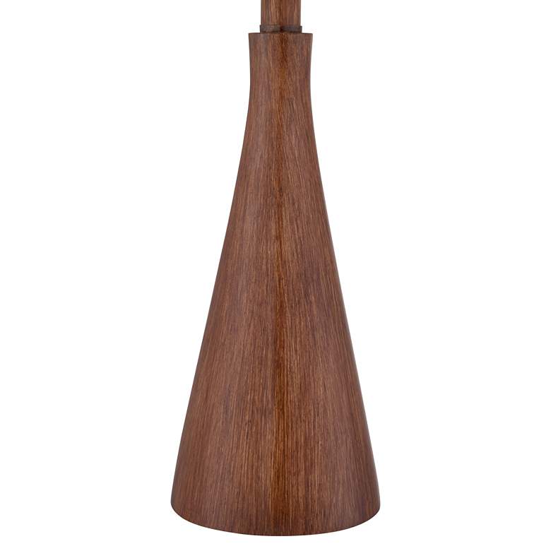 Image 5 360 Lighting Fraiser Modern Cone Faux Wood Table Lamps Set of 2 more views