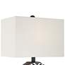 4_360 Lighting Fraser 21 1/2" Black and White Ceramic Disc Table Lamp more views