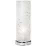 360 Lighting Frosted Glass Cylinder 14 1/4" High Accent Lamp in scene