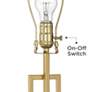 4_360 Lighting Gale 26" Golden Grid Open Base Table Lamps Set of 2 more views
