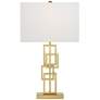 7_360 Lighting Gale 26" Golden Grid Open Base Table Lamps Set of 2 more views