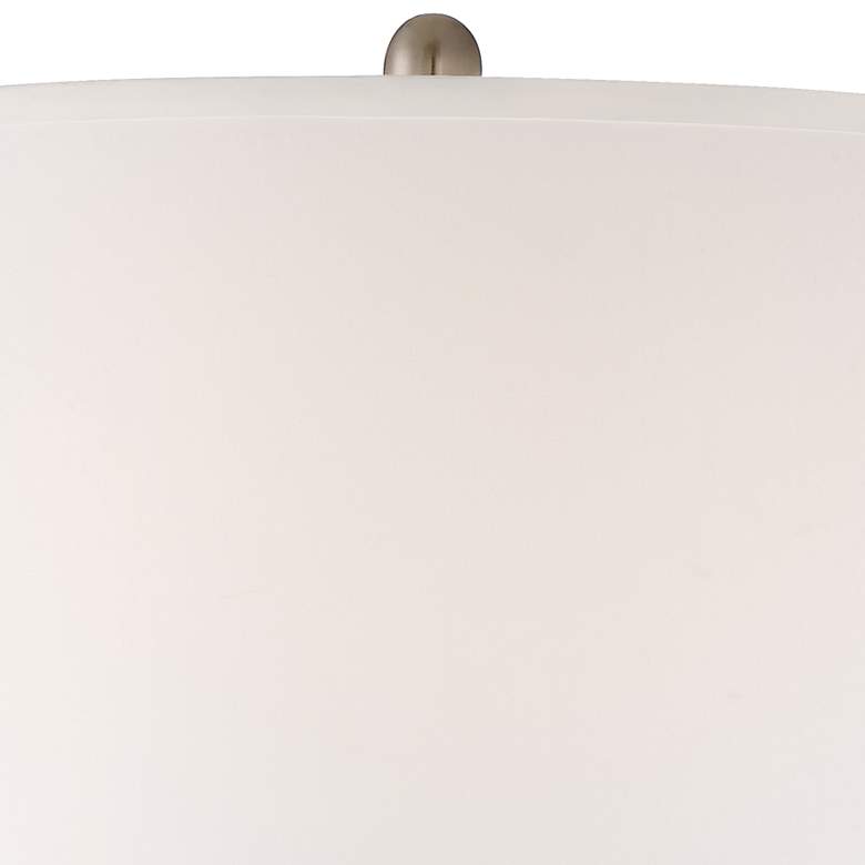 Image 7 360 Lighting Geoff 26" Brushed Nickel USB Table Lamps Set of 2 more views
