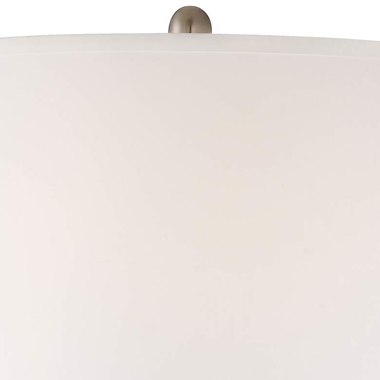 Image 7 360 Lighting Geoff 26" High Nickel USB Lamps Set of 2 with Dimmers more views