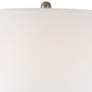 360 Lighting Geoff 26" High Nickel USB Lamps Set of 2 with Dimmers
