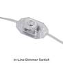 6_360 Lighting Gerson 25 1/2" Lamps Set with Dimmers and Square Risers more views