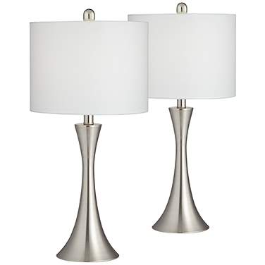 Brushed Nickel, Table Lamps | Lamps Plus