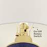 5_360 Lighting Gilson 24 5/8" Gold Blue Modern Ceramic Lamps Set of 2 more views
