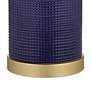6_360 Lighting Gilson 24 5/8" Gold Blue Modern Ceramic Lamps Set of 2 more views