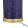 7_360 Lighting Gilson 24 5/8" Gold Blue Modern Ceramic Lamps Set of 2 more views