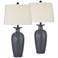 360 Lighting Glenwood 28" Charcoal Gray Table Lamps Set of 2