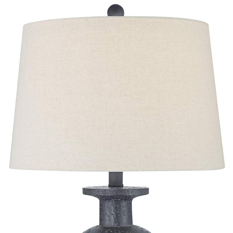 Image 4 360 Lighting Glenwood 28" Charcoal Gray Table Lamps Set of 2 more views