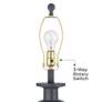 5_360 Lighting Glenwood 28" Charcoal Gray Table Lamps Set of 2 more views