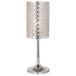 360 Lighting Glitz 24&quot; High Crystal and Chrome Table Lamp