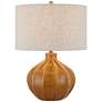 2_360 Lighting Gordy 21" High Spice Brown Ceramic Table Lamp