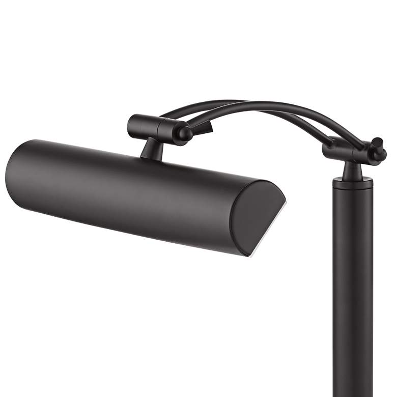 Image 3 360 Lighting Grady 16 1/2" Black Bronze LED Banker Piano Desk Lamp more views