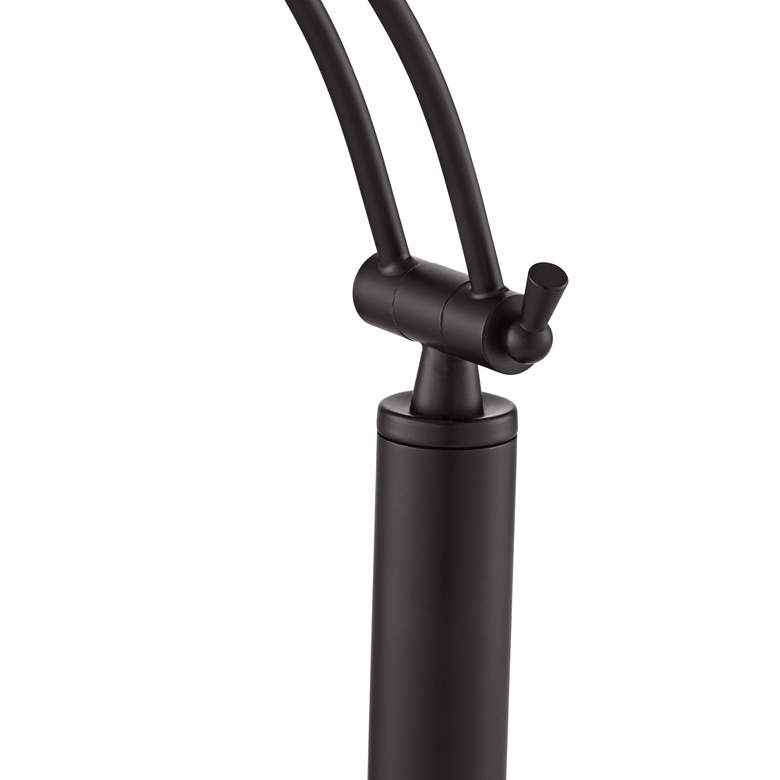 Image 4 360 Lighting Grady 16 1/2" Black Bronze LED Banker Piano Desk Lamp more views