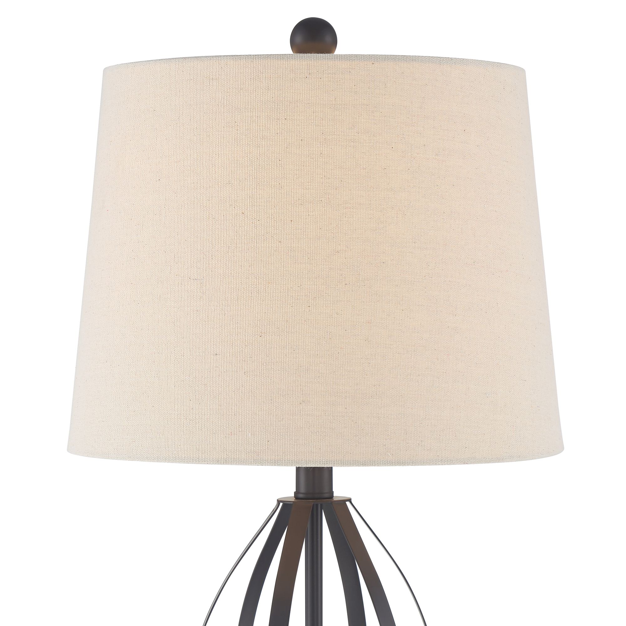 360 Lighting Grant 26 1/2" Metal Open Cage Table Lamps Set of 2