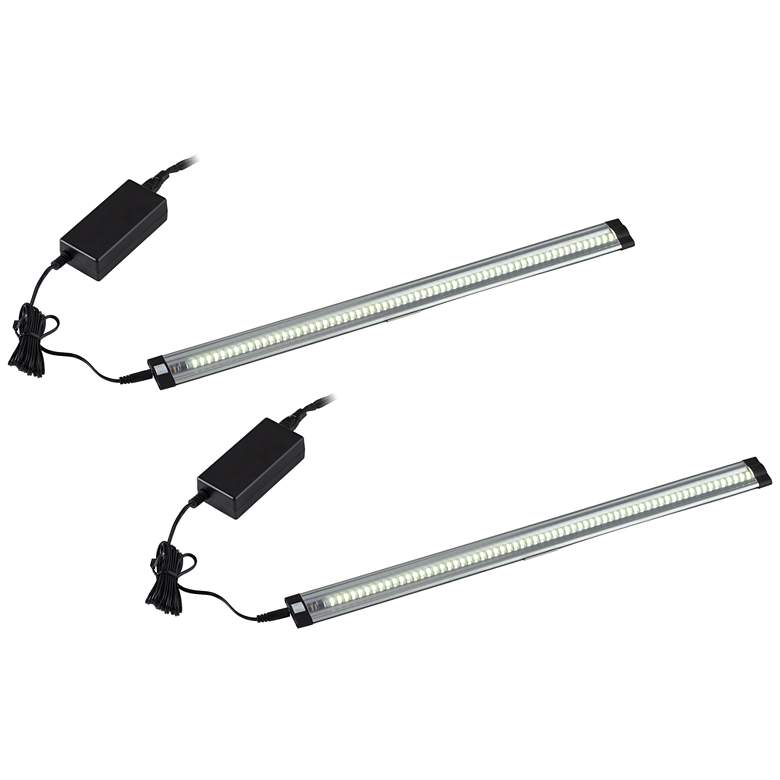 Image 1 360 Lighting Grayson 35.5" Wide LED Under Cabinet Light Kit Set of 2
