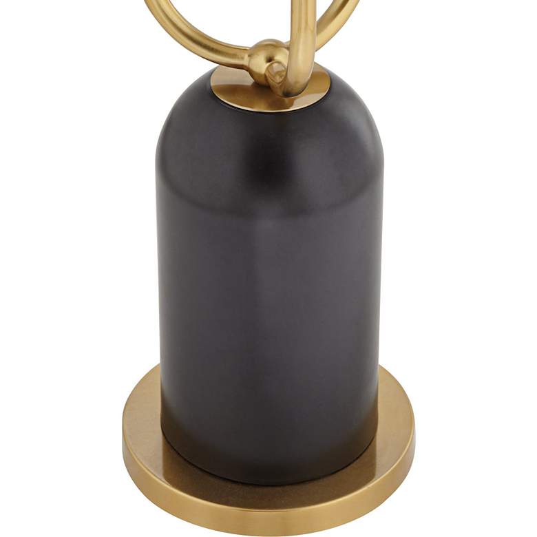 Image 4 360 Lighting Grayson Black and Gold 3-Light Pole Floor Lamp more views