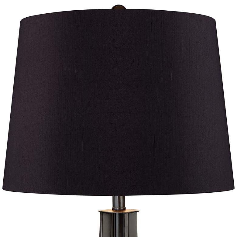 Image 4 360 Lighting Heather 25 3/4 inch Iron Black USB Table Lamps Set of 2 more views