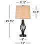 A Video About the Heather Iron Table Lamps Set of 2