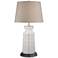 360 Lighting Helene Ceramic Table Lamp with Dimmable USB Workstation Base
