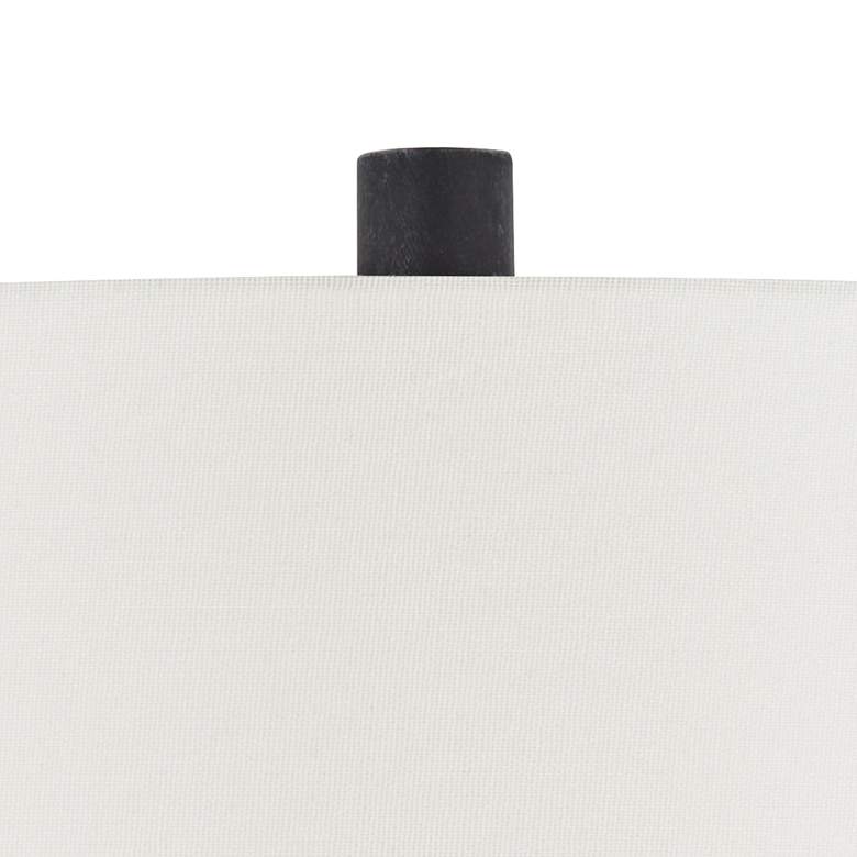 Image 3 360 Lighting Heron 27 3/4" High Turned Column Modern Black Table Lamp more views