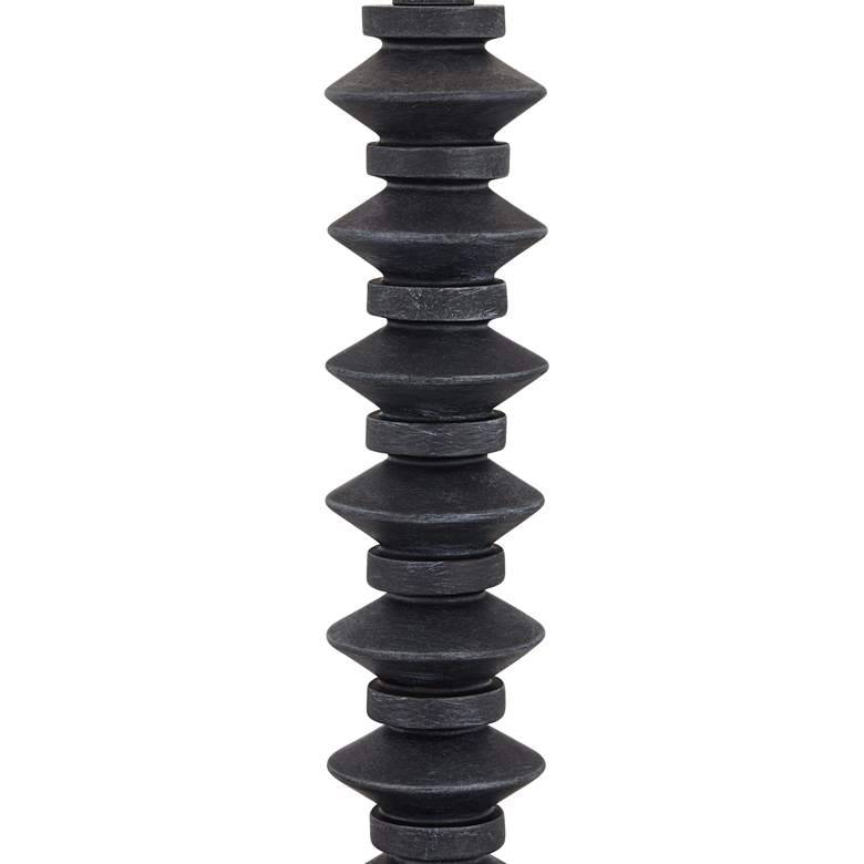 Image 6 360 Lighting Heron 27 3/4" High Turned Column Modern Black Table Lamp more views