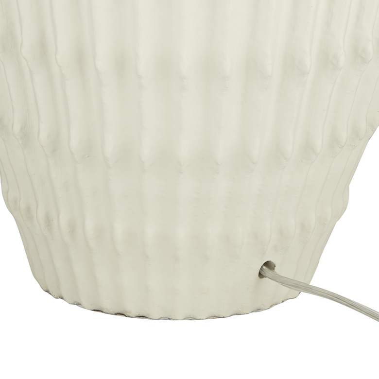 Image 7 360 Lighting Hopewell 30" Ridge Pattern Coastal Table Lamp more views