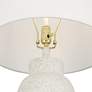 4_360 Lighting Jaime 27 1/2" Faux White Sandstone Table Lamps Set of 2 more views