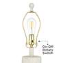 5_360 Lighting Jaime 27 1/2" Faux White Sandstone Table Lamps Set of 2 more views