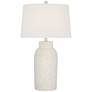 360 Lighting Jaime 27 1/2" Faux White Sandstone Table Lamps Set of 2