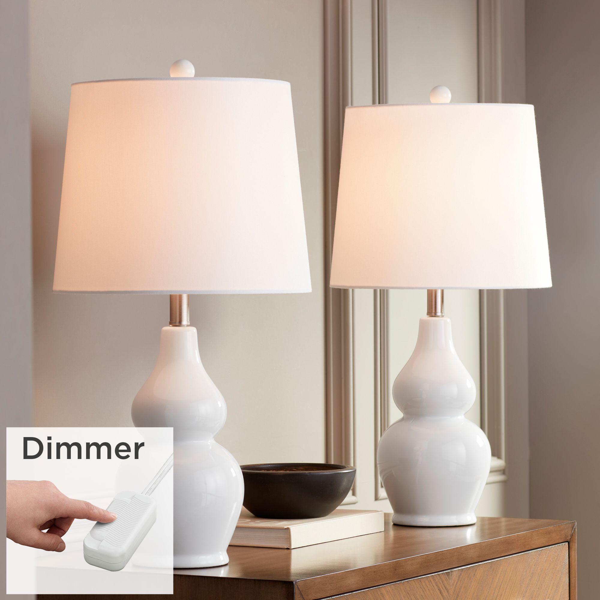 Set of two bedroom 2024 lamps