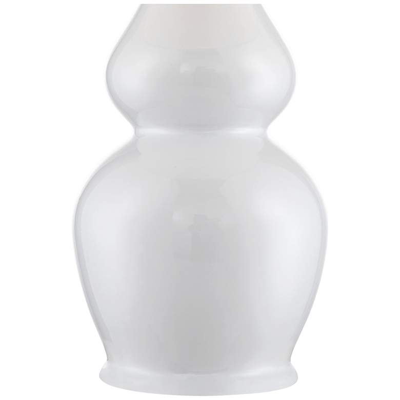 Image 6 360 Lighting Jane 25 inch High White Ceramic Lamps Set of 2 with Dimmers more views