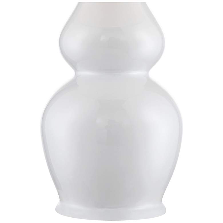 Image 6 360 Lighting Jane 25" High White Ceramic Lamps Set of 2 with Dimmers more views