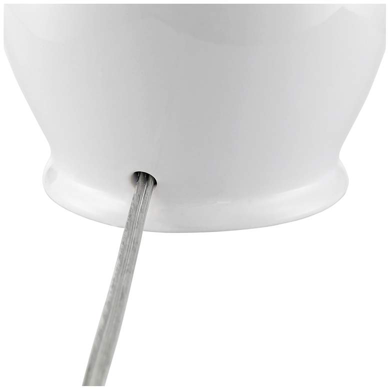 Image 7 360 Lighting Jane 25" High White Ceramic Lamps Set of 2 with Dimmers more views