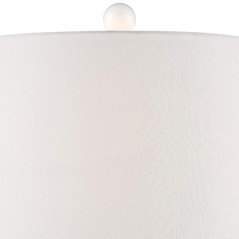 Image 3 360 Lighting Jane 25" Modern Gourd White Ceramic Table Lamps Set of 2 more views