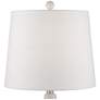 4_360 Lighting Jane 25" Modern Gourd White Ceramic Table Lamps Set of 2 more views